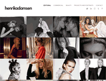 Tablet Screenshot of henrikadamsen.com